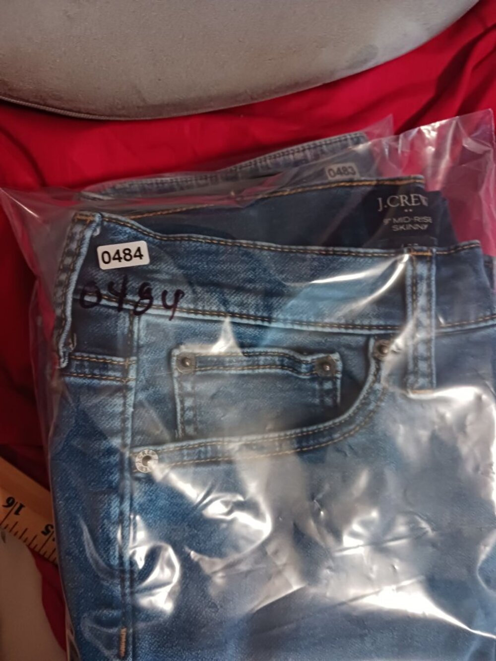 J.Crew Womens 9" Mid-Rise Skinny Jeans Womens Medium Wash Blue Denim Size 28 - Picture 8 of 8